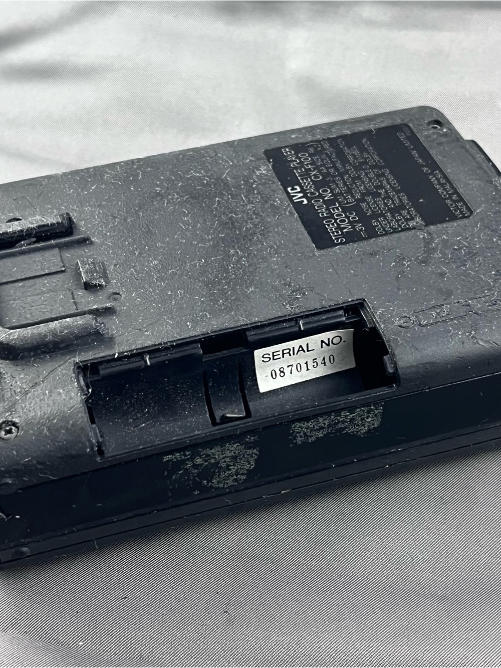 JVC CX-F100 Portable Cassette Player And AM/FM Walkman Works Hyper-Bass Auto Rev - Picture 8 of 13